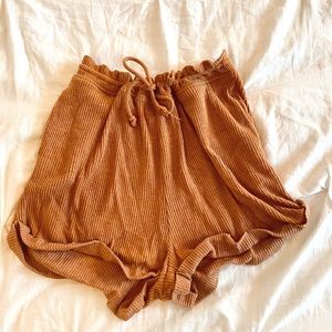Urban outfitters burnt orange sweatshirt shorts